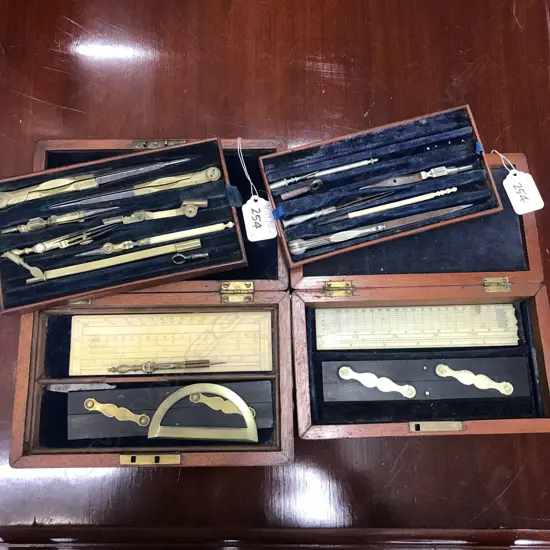 TWO SETS OF DRAUGHTING INSTRUMENTS...